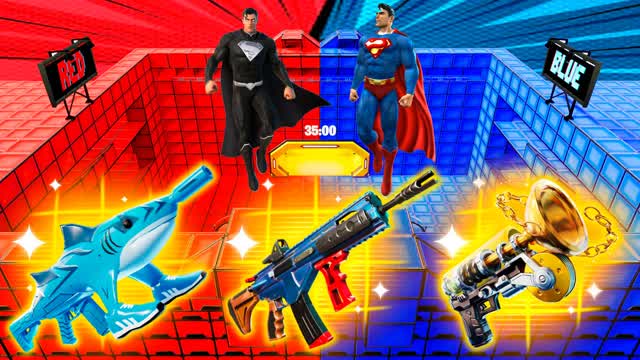 MEGA ALL ITEMS RED VS BLUE🔴🔵