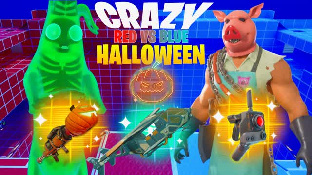 CRAZY HALLOWEEN SEASON RED VS BLUE đŽđ”
