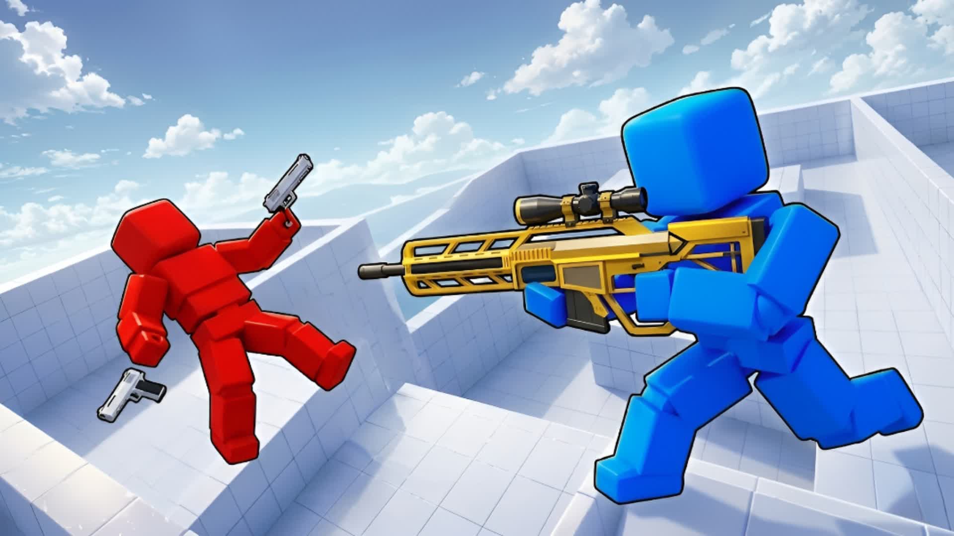 THE BEST RED VS BLUE 🔴🔵 INSANE GUNS 🎯