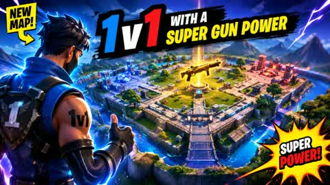 1 vs 1 with a super gun power