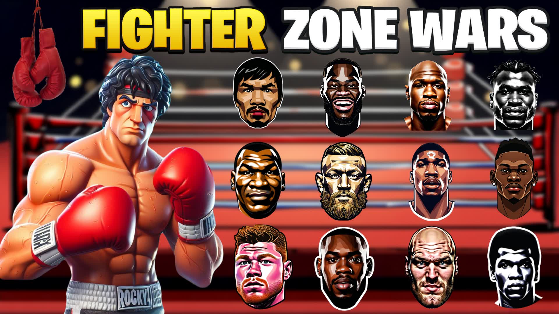 🥊 FIGHTER ZONE WARS ⭐