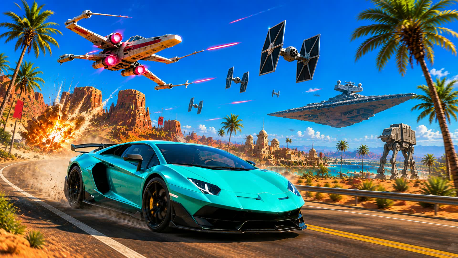 STAR WARS FUN DESERT DRIVE 🏜️
