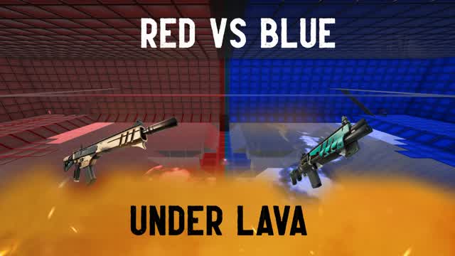 RED VS BLUE UNDER LAVA