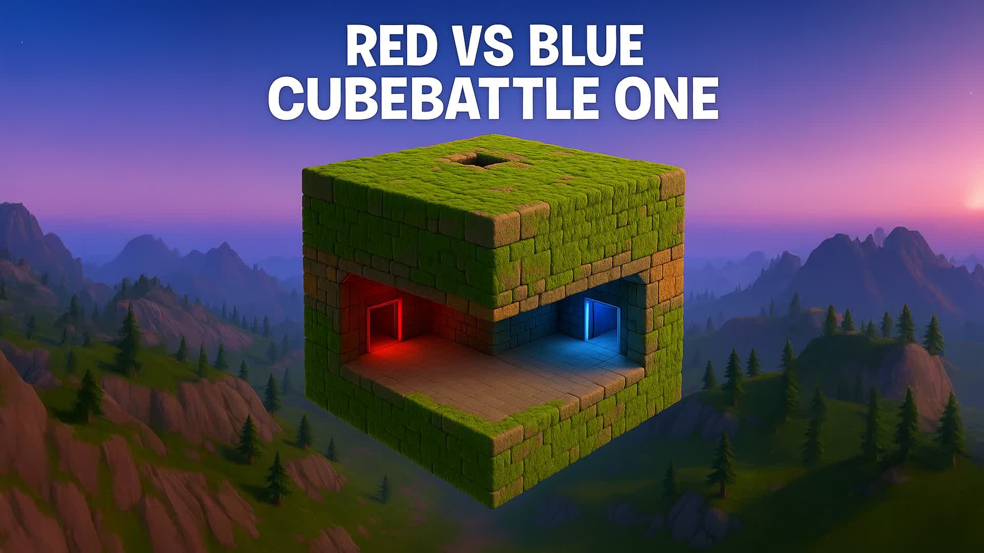 RED vs BLUE: CubeBattle One