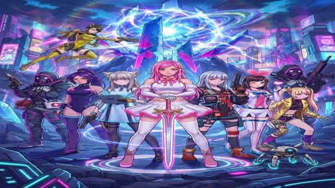 Erisa Neon Gun Game