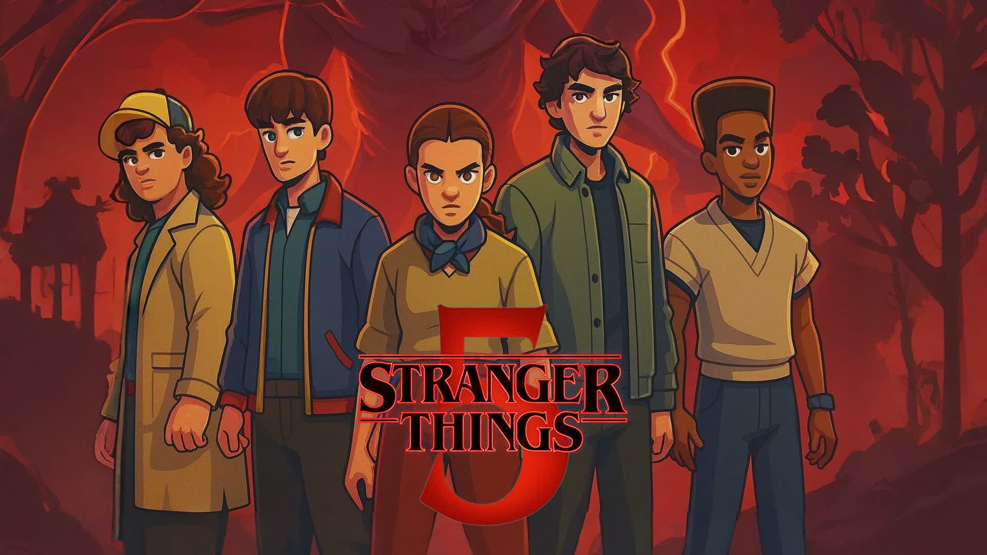 STRANGER THINGS 5 💥👻 HORROR FIGHT