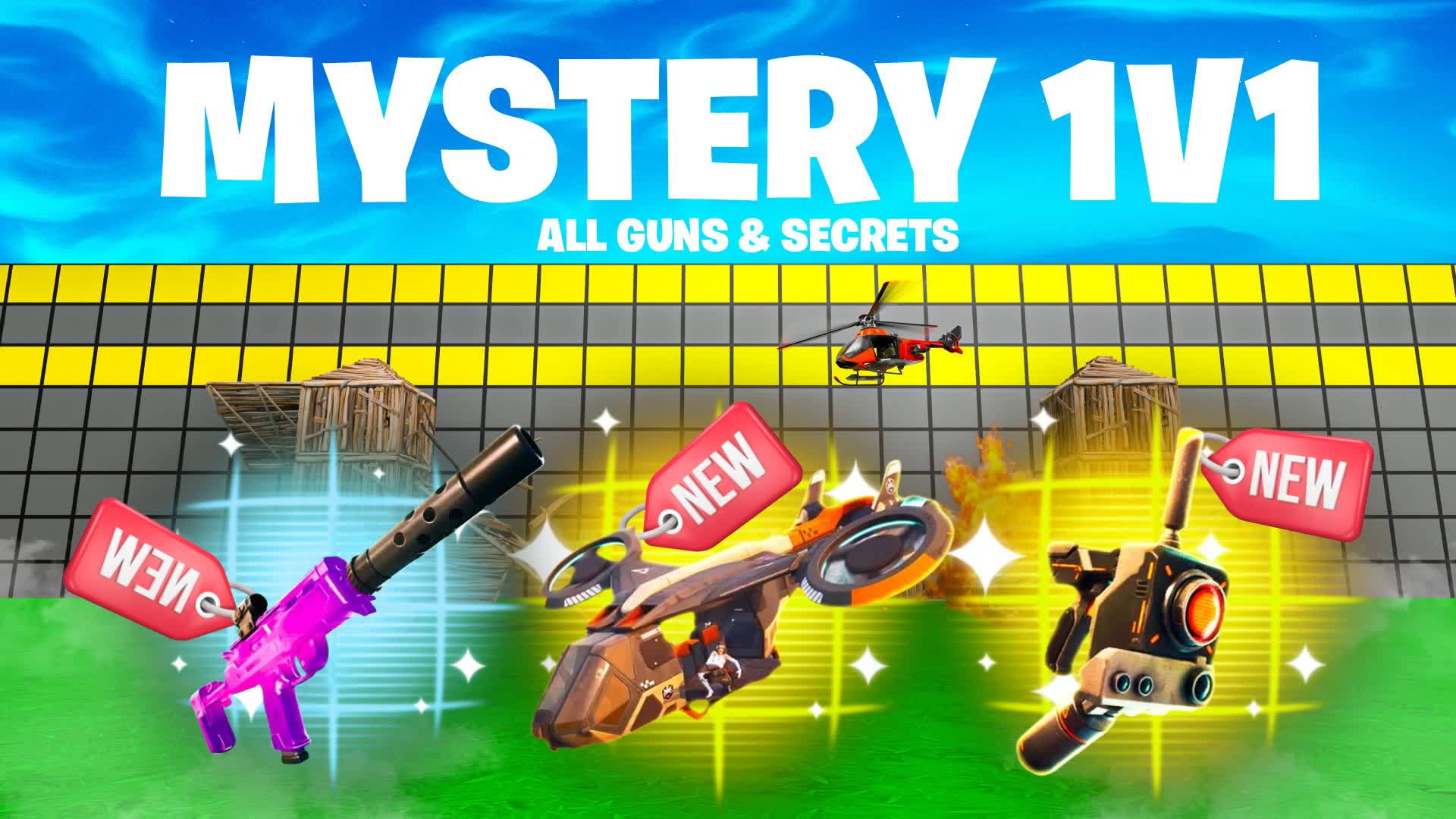 MYSTERY 1V1 FFA - ALL GUNS & RIDES