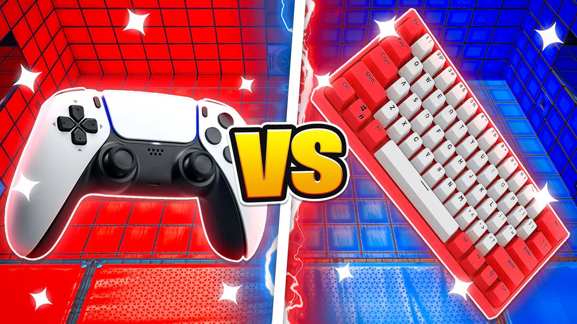 CRAZY CONSOLE VS PC⭐️RED VS BLUE🔴🔵