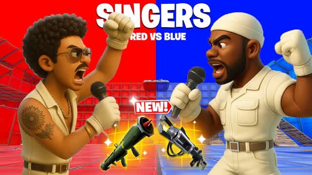 🎤SINGERS RED VS BLUE🔴🔵
