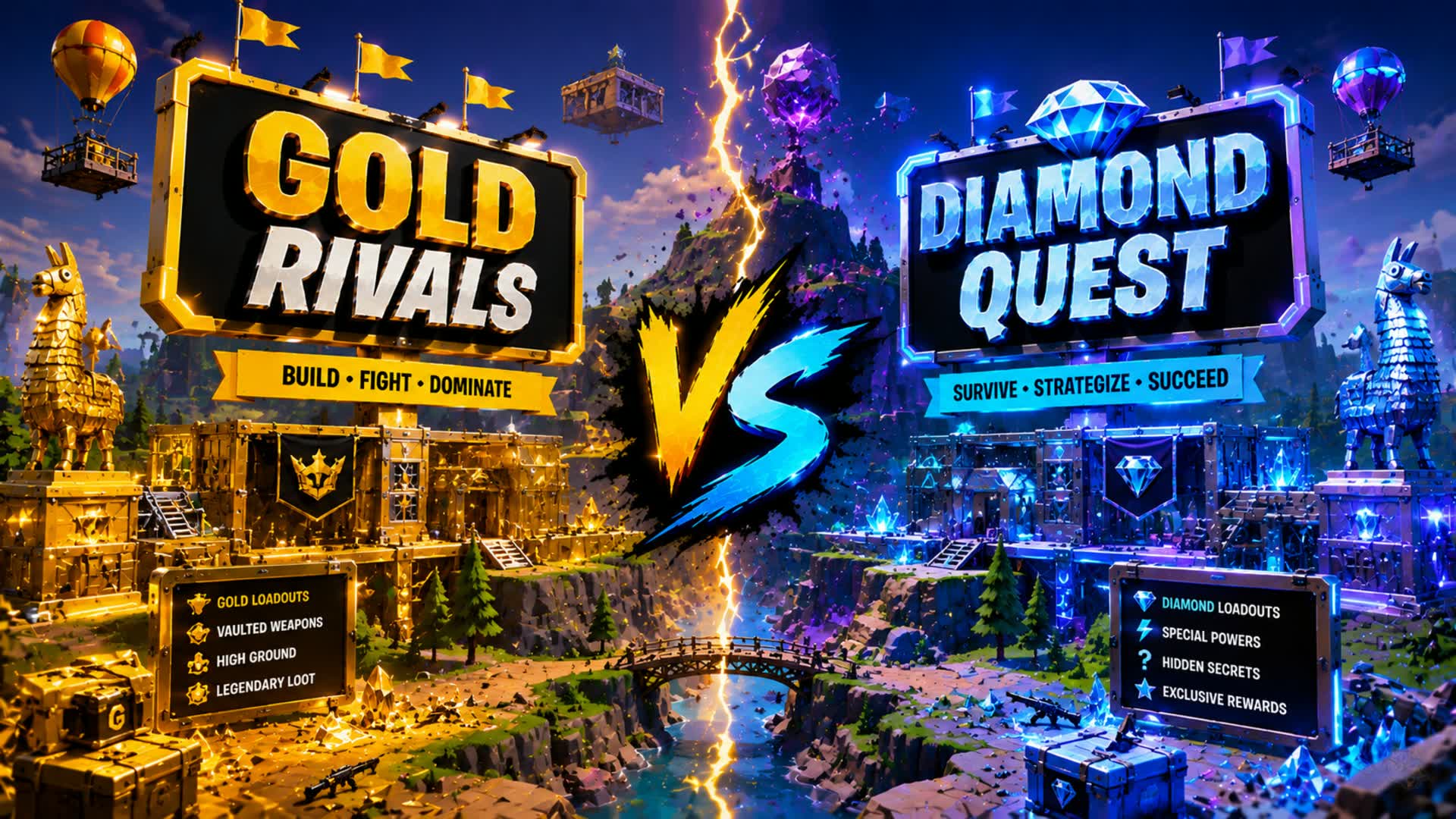 🌟 GOLD RIVALS VS DIAMOND QUEST 💎