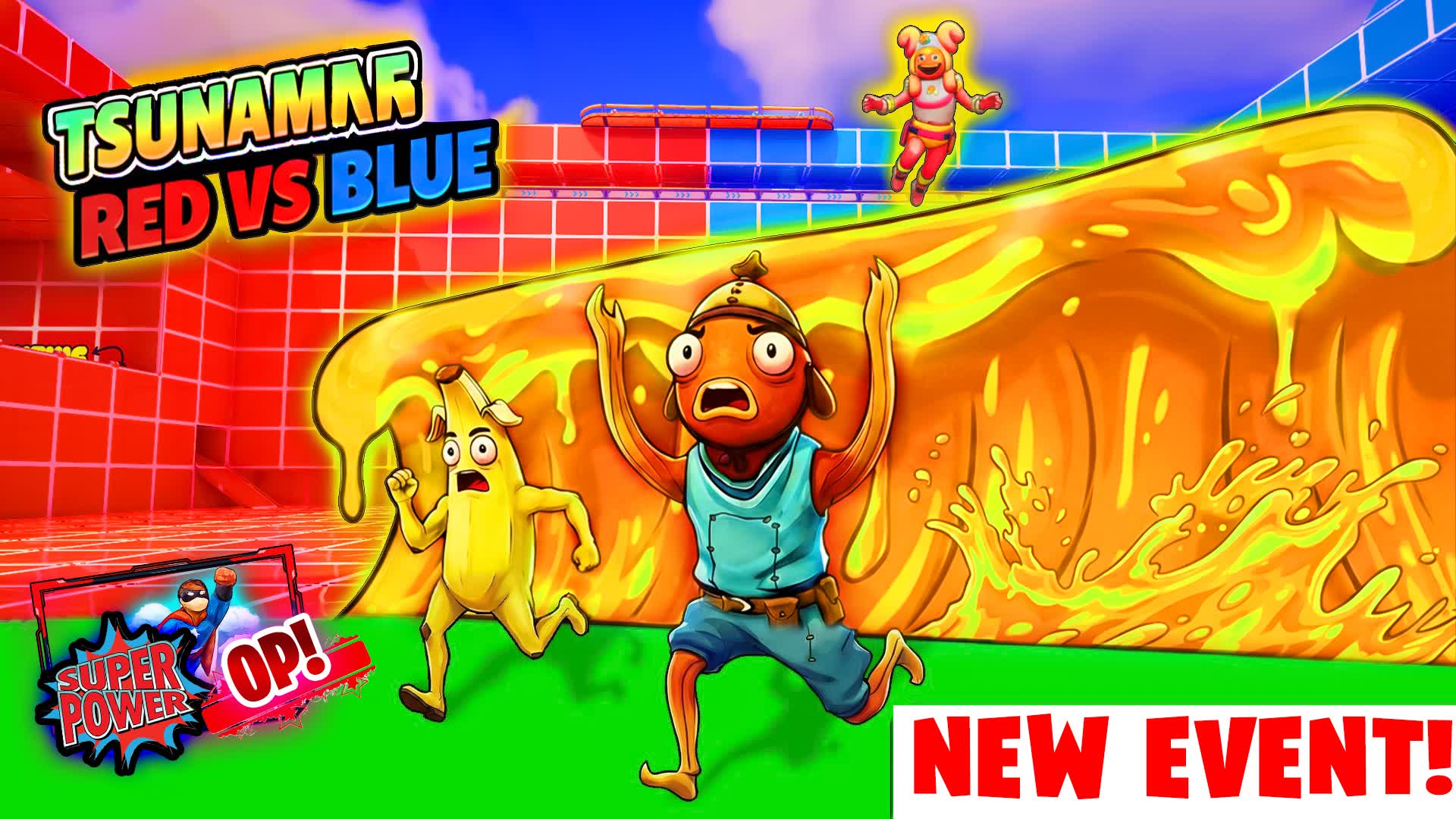 TSUNAMI レッド vs ブルー🔴🔵