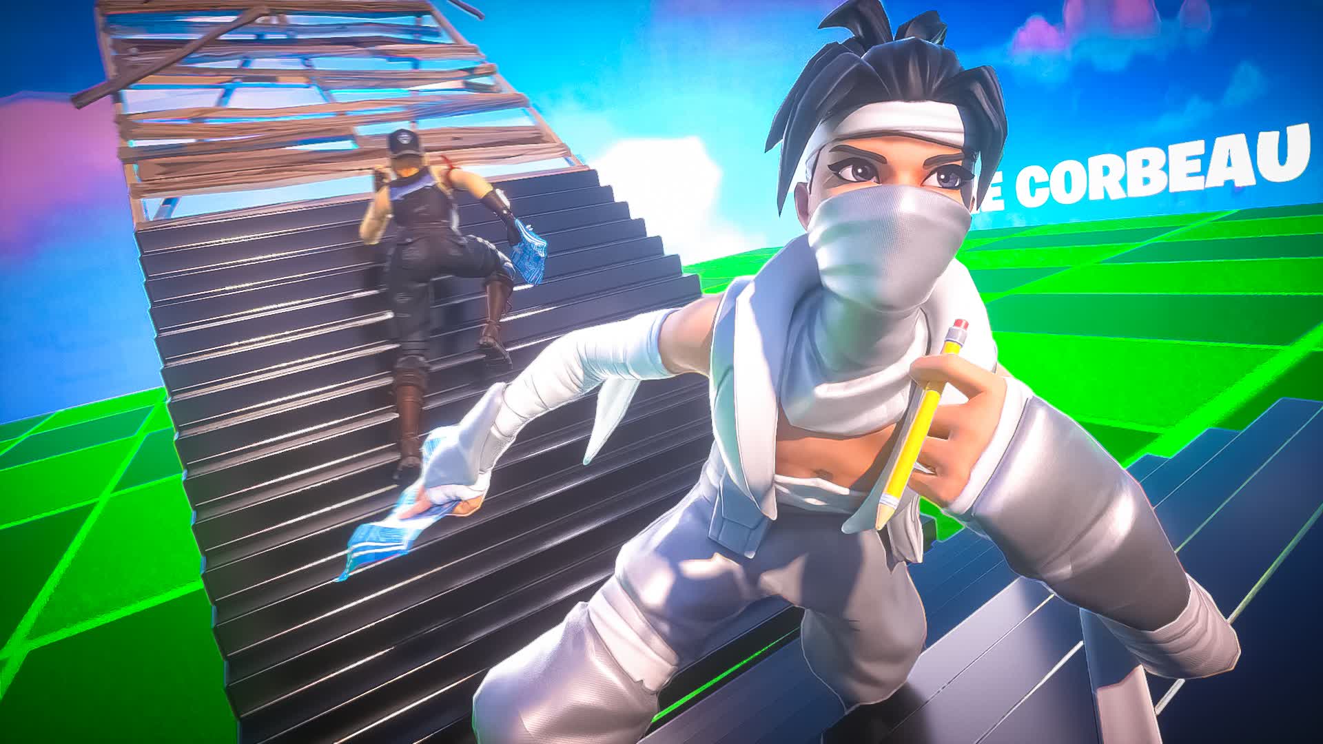 CORBEAU 1V1 BUILD FIGHT (200 PUMPS)