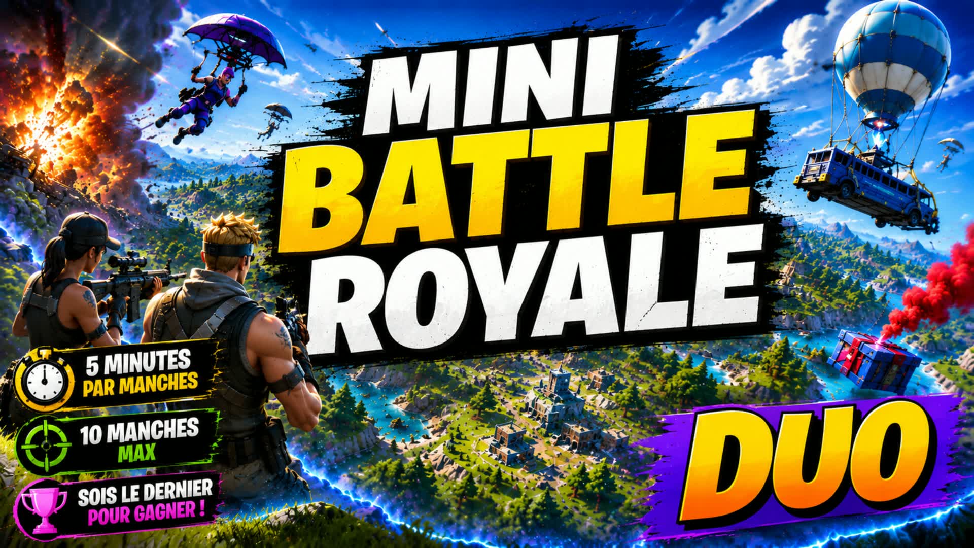 mini battle royale duo — Fortnite island 2741-3876-0305 by Tikyti.Pew