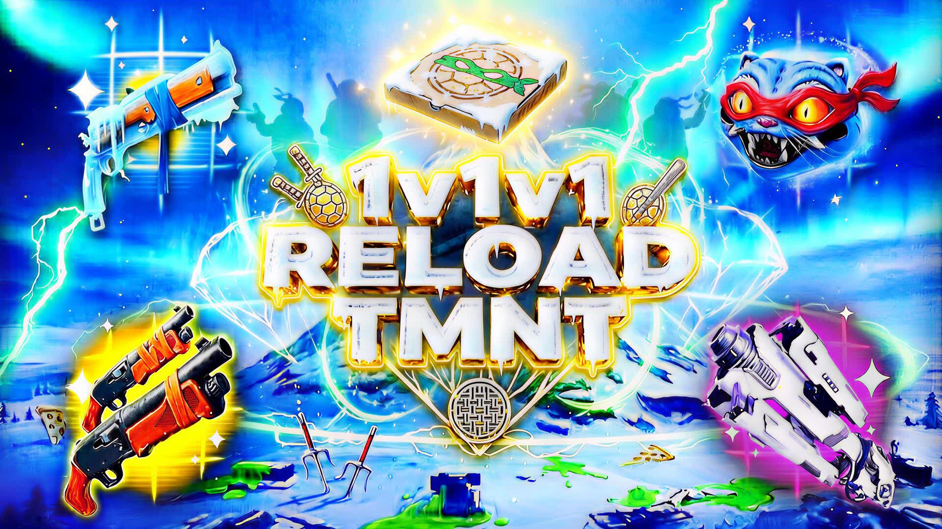 CRAZY TMNT🐢1V1V1 RELOAD Peaks❄️️