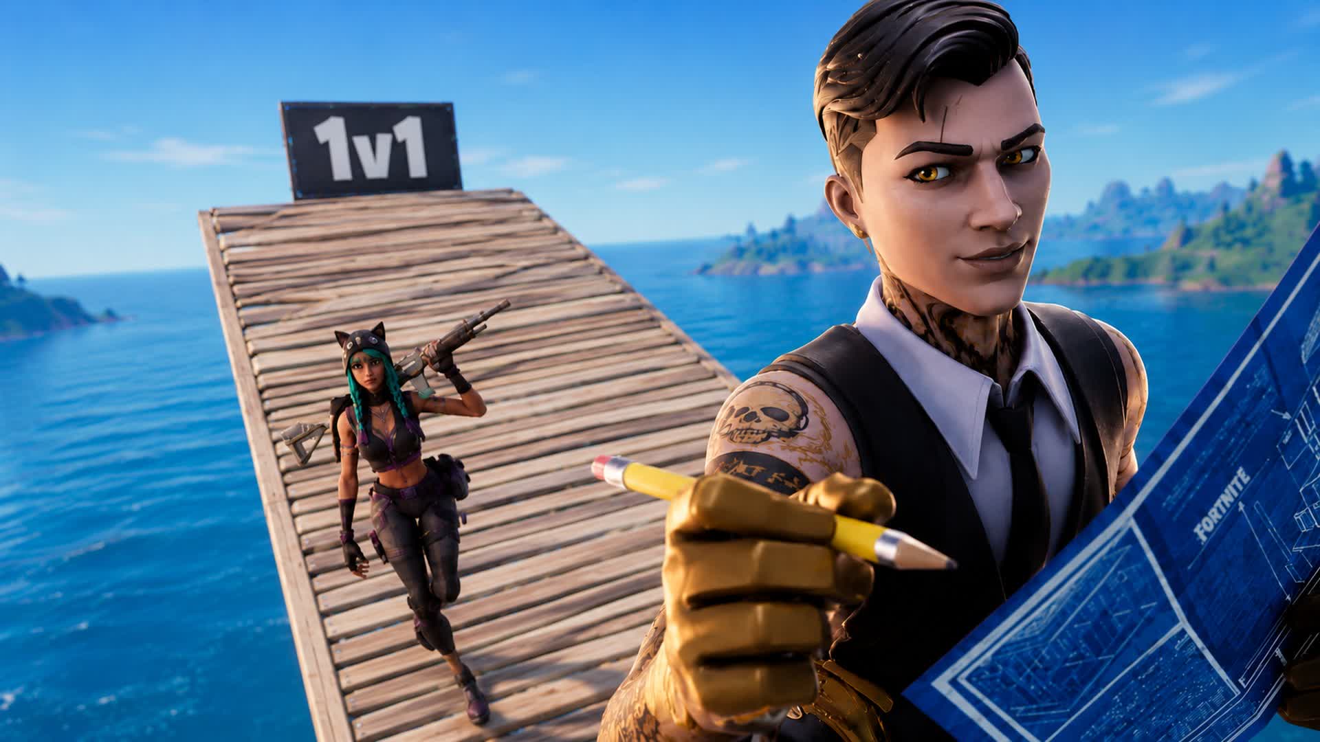 1v1 Build Fight - Sezer Power