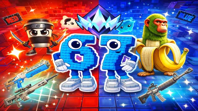 CRAZY BRAINROT RED VS BLUE 67