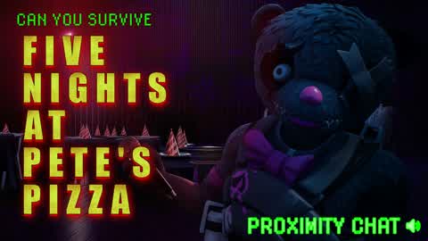 🍕 Five Nights at Pete’s Pizzeria 🔦