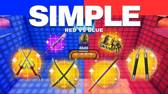 SIMPLE RED VS BLUE 🔴🔵