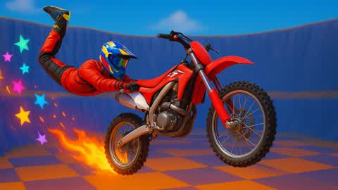 MOTOCROSS DIRT BIKE STUNT PARK