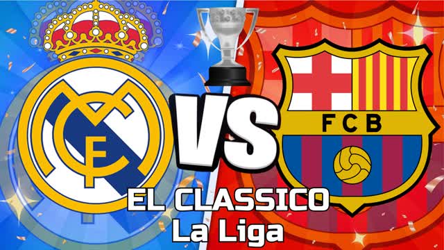 REAL VS BARCA - RED VS BLUE 🔴🔵