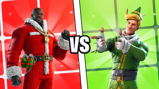 CHRISTMAS 🔴SANTA VS ELF🟢| RED VS GREEN