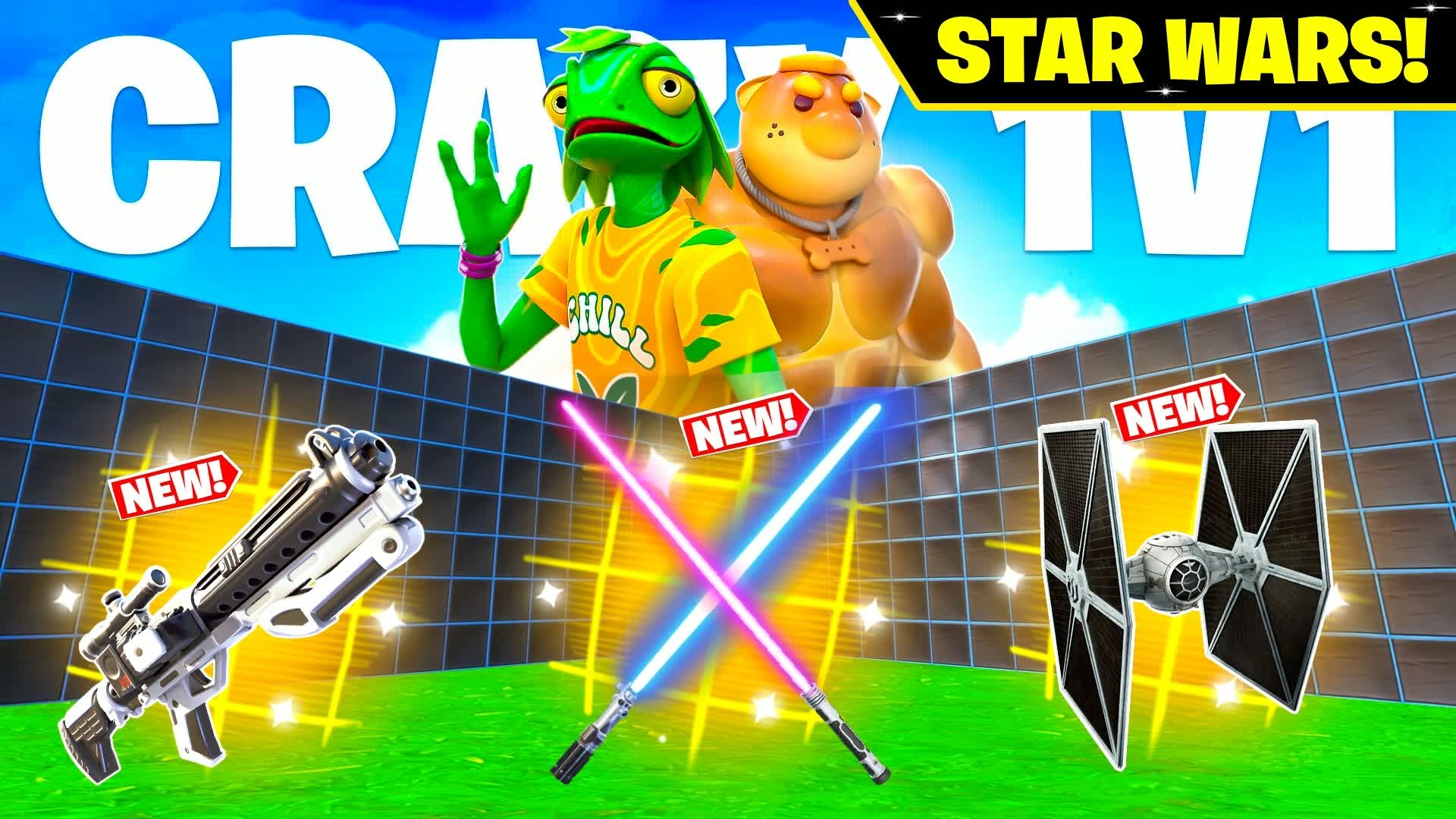 CRAZY 1V1 FFA - ALL GUNS & RIDES