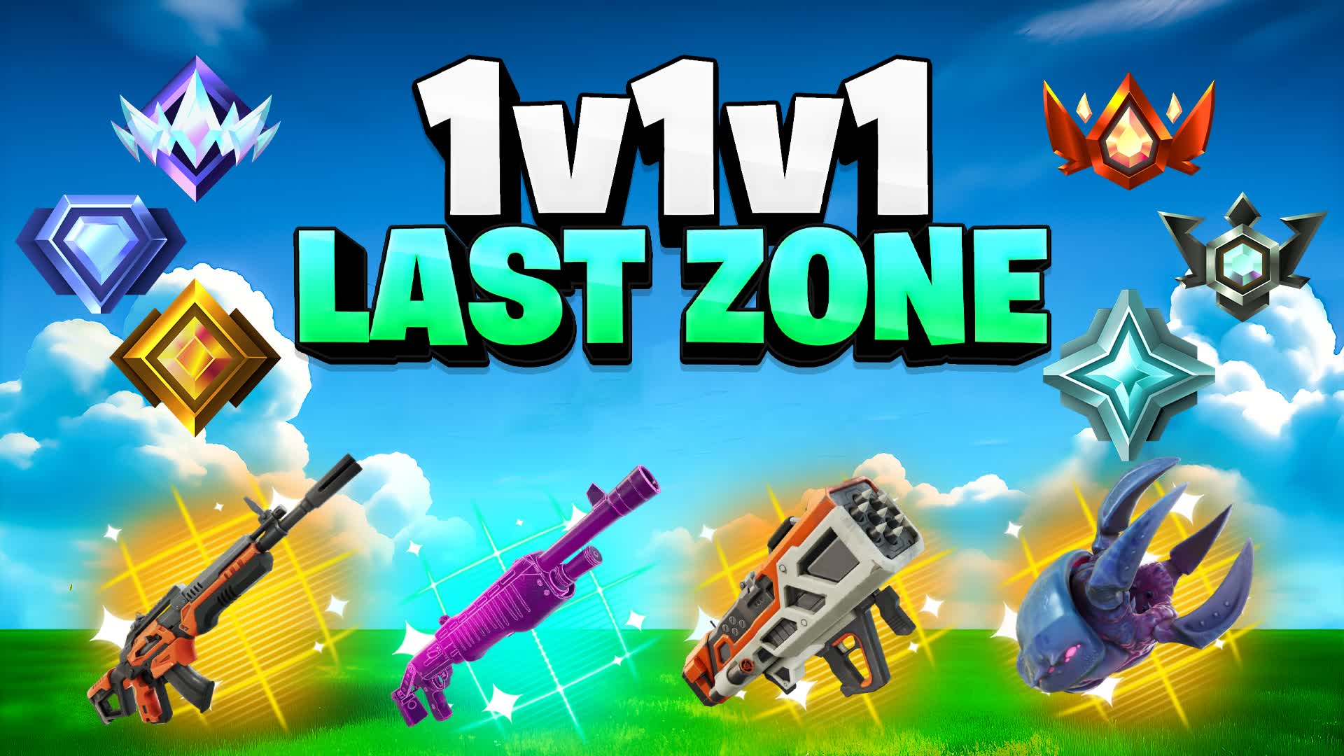 1v1v1 LAST ZONE FFA