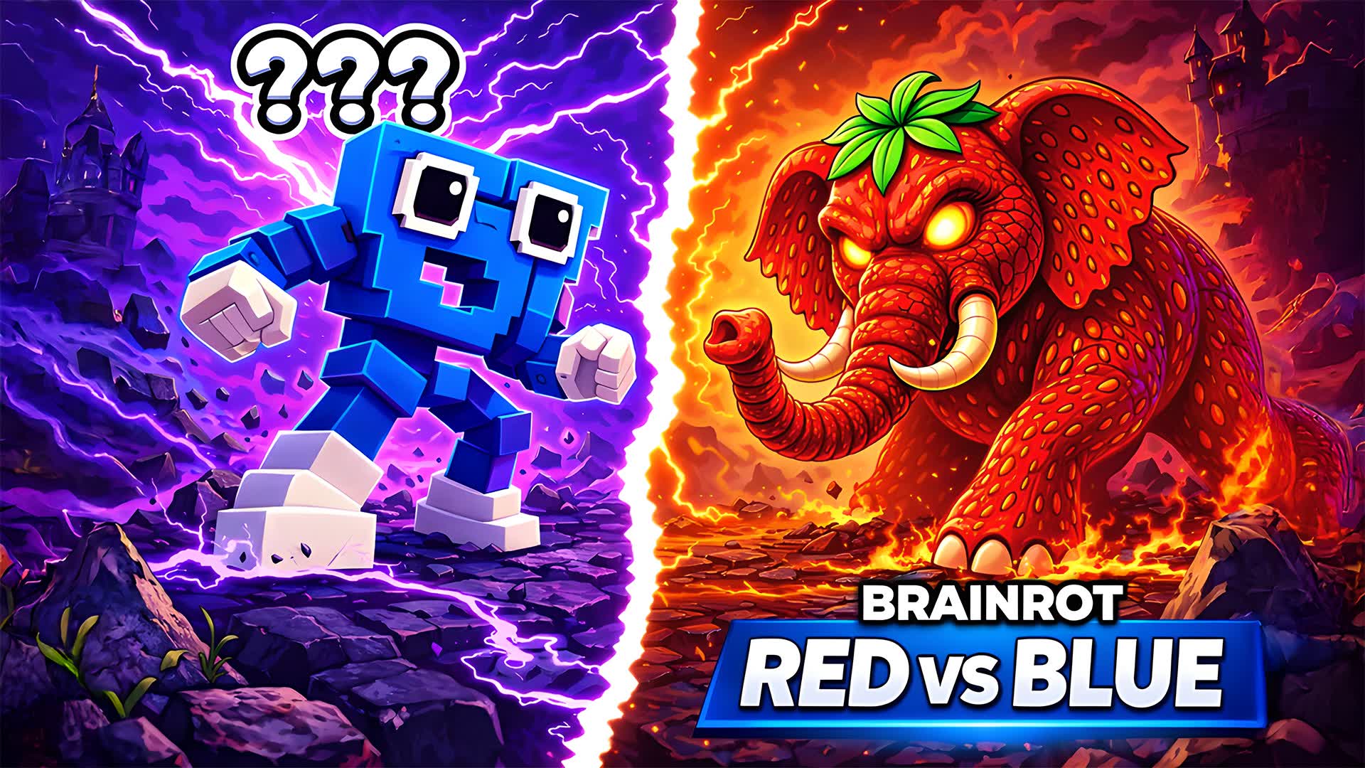 ブレインロットレッド対ブルー 🔴🔵