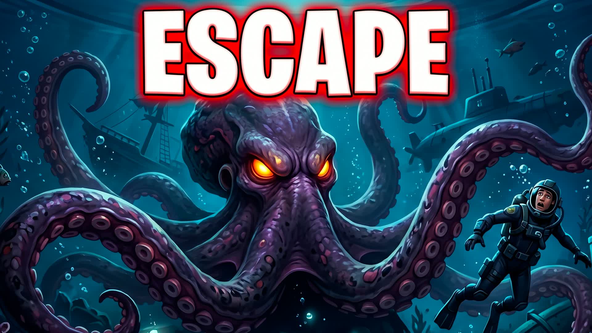 RUNNNNNN ! ESCAPE OCTOPUS