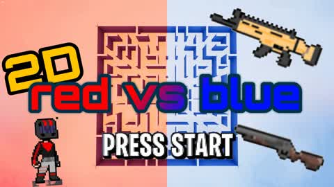 2D RED VS BLUE 🟥🟦