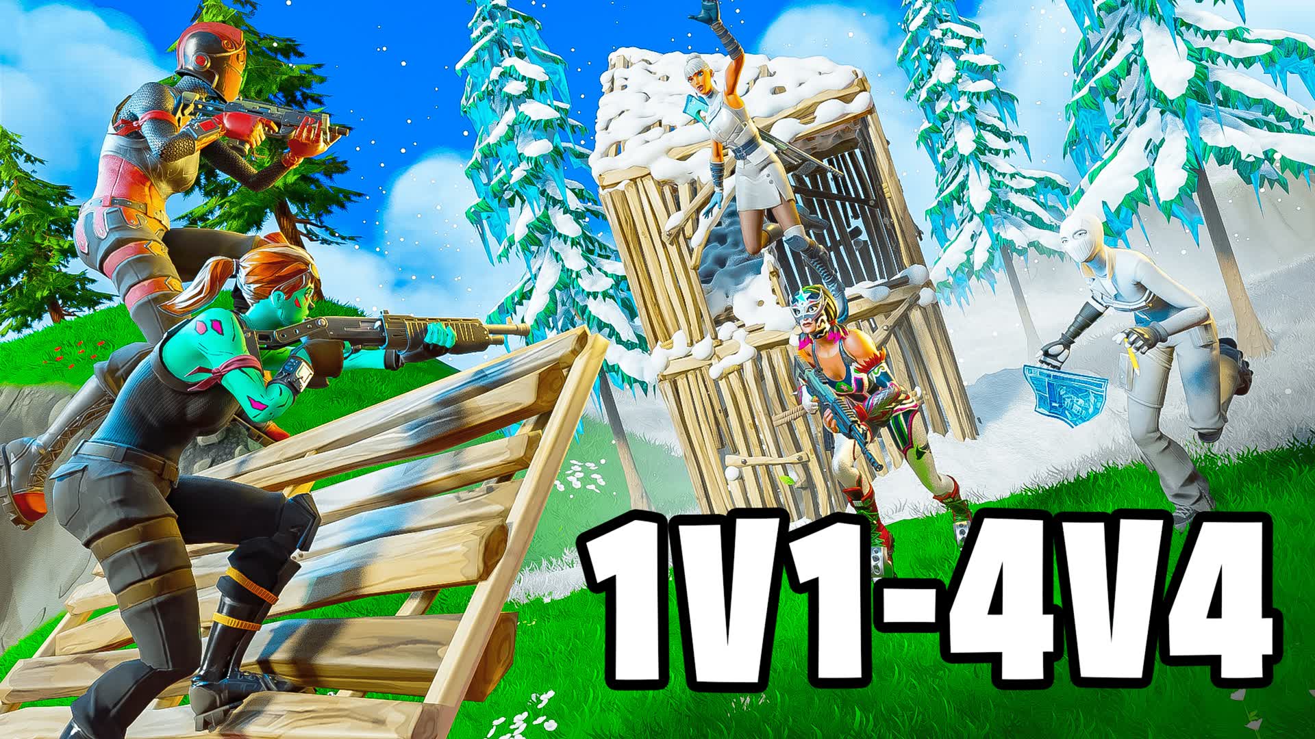 🌳 FOFTY FIGHT REALISTICS 1v1-4v4 🔫