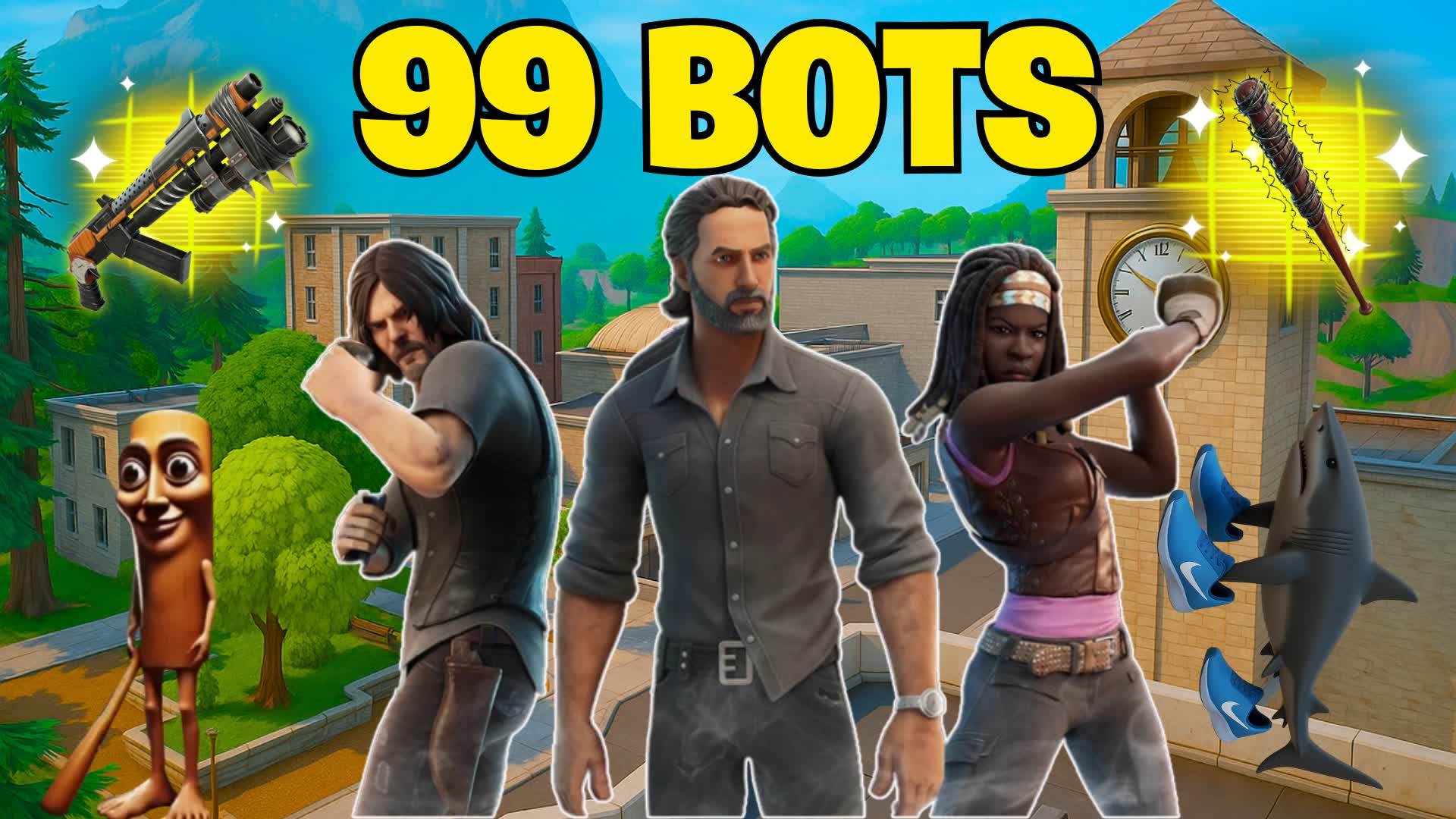 TWDU - 99 BOTS ALL WEAPONS