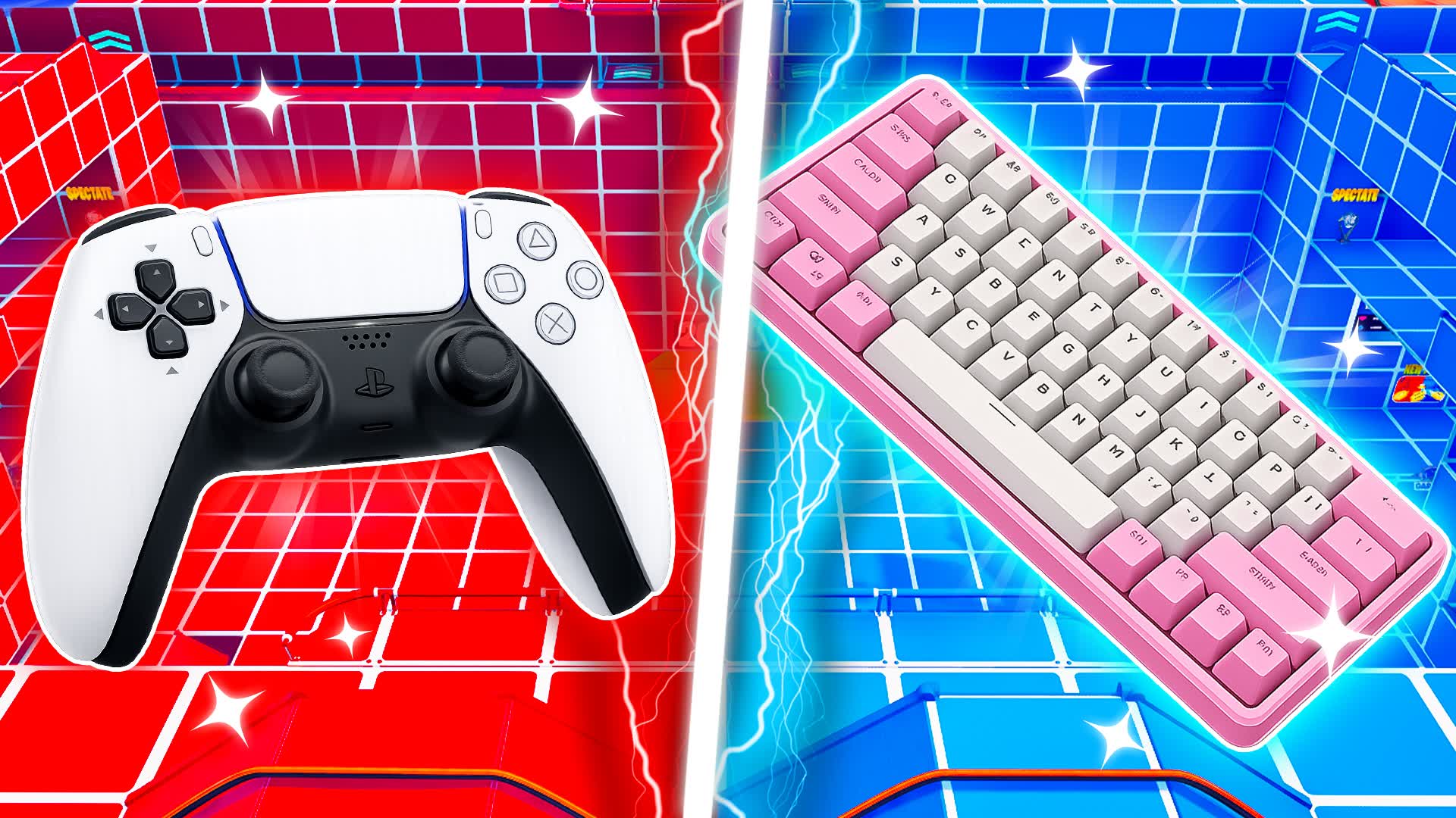 ALL GUNS⭐️CONSOLE VS PC RED VS BLUE🔴🔵