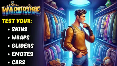 WARDROBE 👕 TEST SKINS, GLIDERS, EMOTES