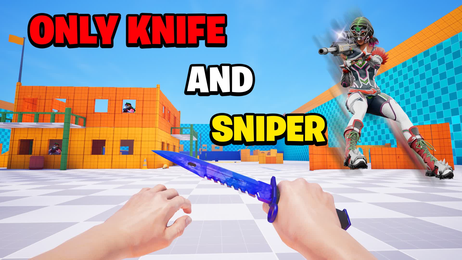 ナイフとスナイパーライフルのみ