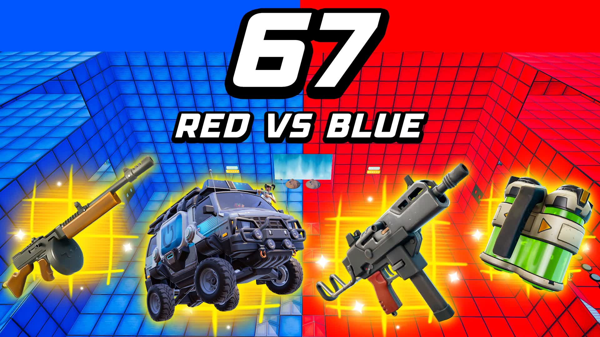 67 RED VS BLUE 🔴🔵