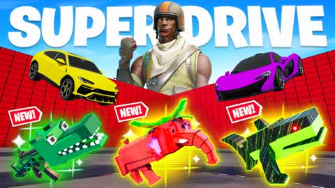 SUPER DRIVE 1V1 - ALL GUNS & VEHICLES