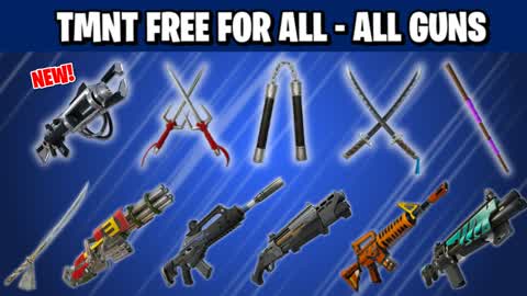TMNT FREE FOR ALL - ALL GUNS