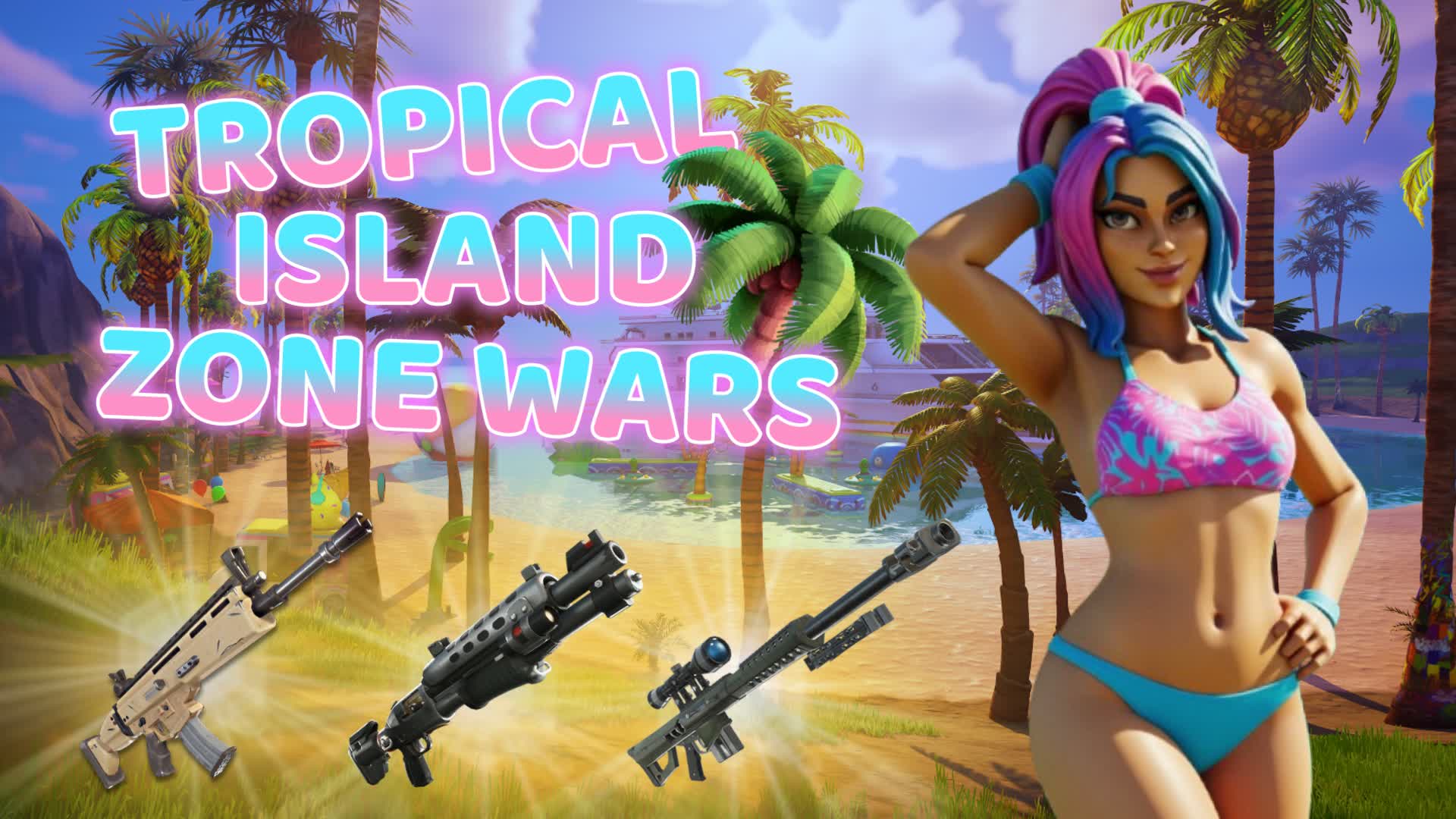 🌴Tropical Island Zone Wars🌴