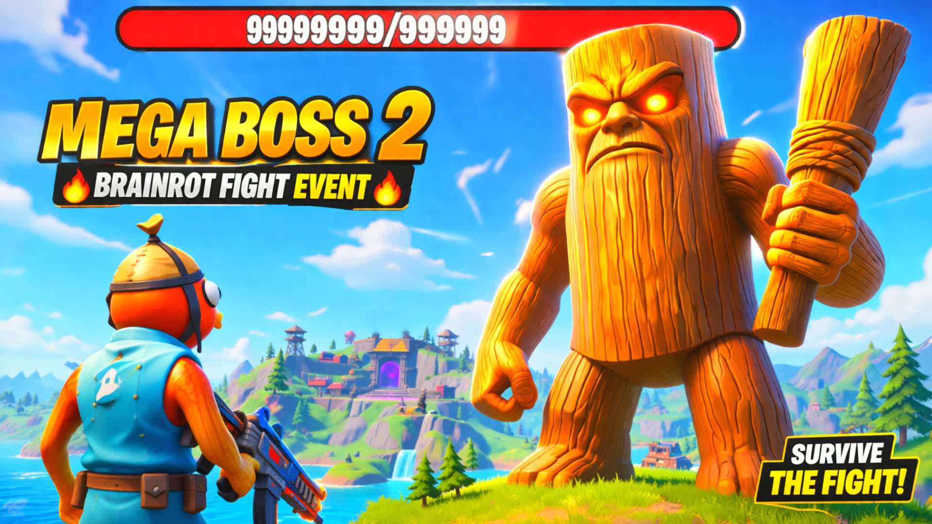 Mega Boss 2 🔥Brainrot FIGHT EVENT🔥