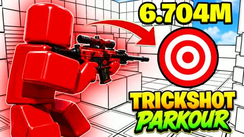 RIVALS TRICKSHOT PARKOUR🎯 100+ LEVELS
