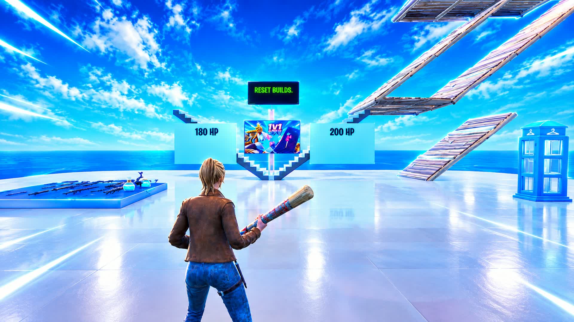 1VS1 2BLEAA BUILD FIGHTS.