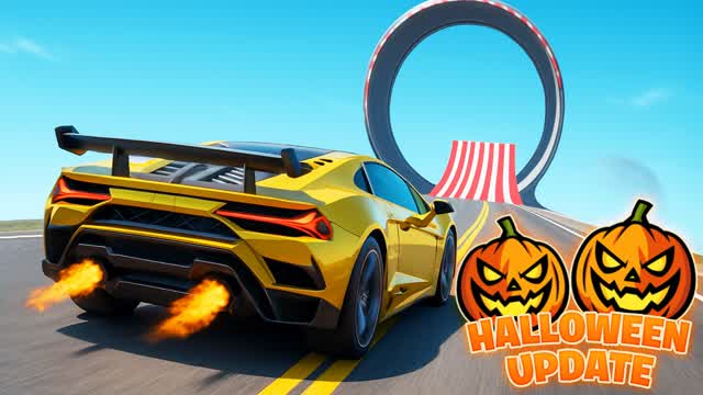 ULTIMATE RAMP CRAZY CARS 🎃