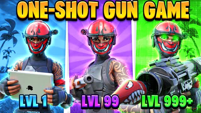 TILTED TOWERS ONE-SHOT🎯GUN GAME 🔫
