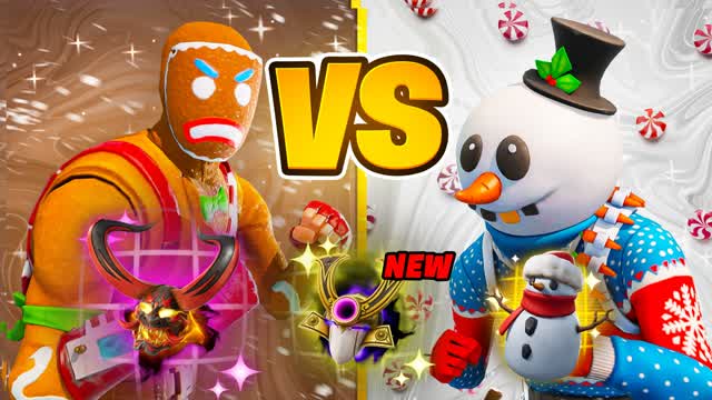 GINGERBREAD VS SNOWMAN 🟤​⚪