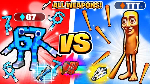 RED VS BLUE 🔴🔵 TUNG SAHUR vs 67 🥀