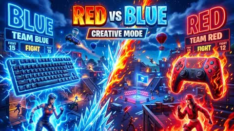 RVB RED VS BLUE Keyboard - Controller