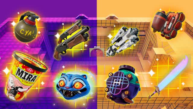 COLOR CLASH PURPLE VS YELLOW ⭐