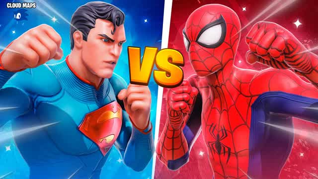 SUPERMAN VS SPIDERMAN RED VS BLUE 🔴🔵