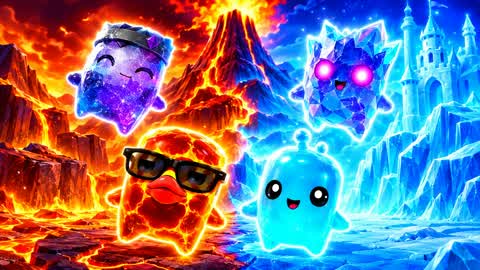 🔥 Red vs Blue 👑 Kingdom Clash